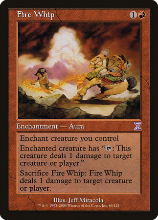 Fire Whip [Time Spiral Timeshifted] | Tabernacle Games