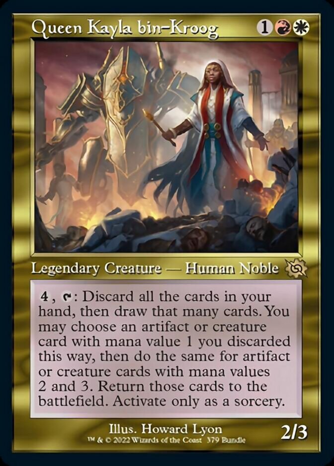 Queen Kayla bin-Kroog (Retro) (Bundle) [The Brothers' War] | Tabernacle Games