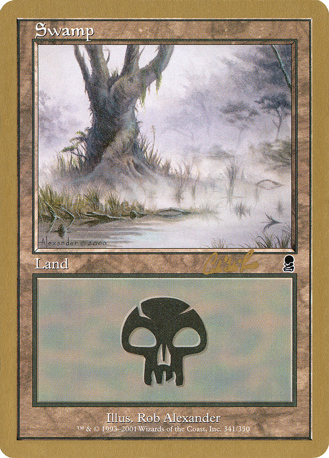 Swamp (cr341) (Carlos Romao) [World Championship Decks 2002] | Tabernacle Games