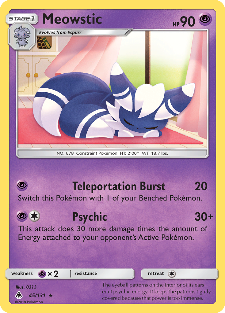 Meowstic (45/131) [Sun & Moon: Forbidden Light] | Tabernacle Games