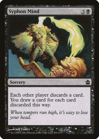 Syphon Mind [Commander 2011] | Tabernacle Games