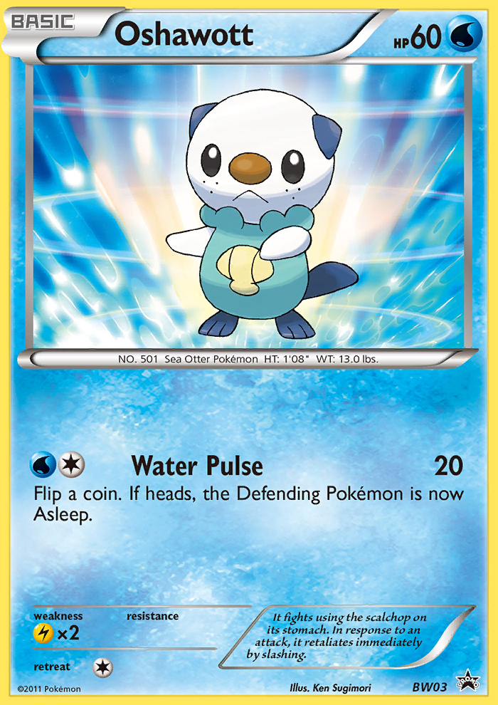 Oshawott (BW03) [Black & White: Black Star Promos] | Tabernacle Games