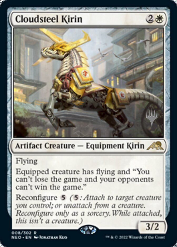 Cloudsteel Kirin (Promo Pack) [Kamigawa: Neon Dynasty Promos] | Tabernacle Games