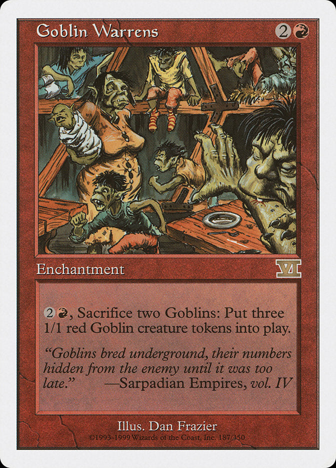 Goblin Warrens [Classic Sixth Edition] | Tabernacle Games