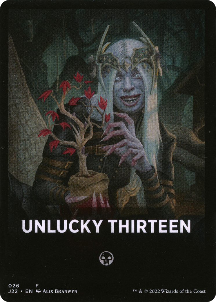 Unlucky Thirteen Theme Card [Jumpstart 2022 Front Cards] | Tabernacle Games