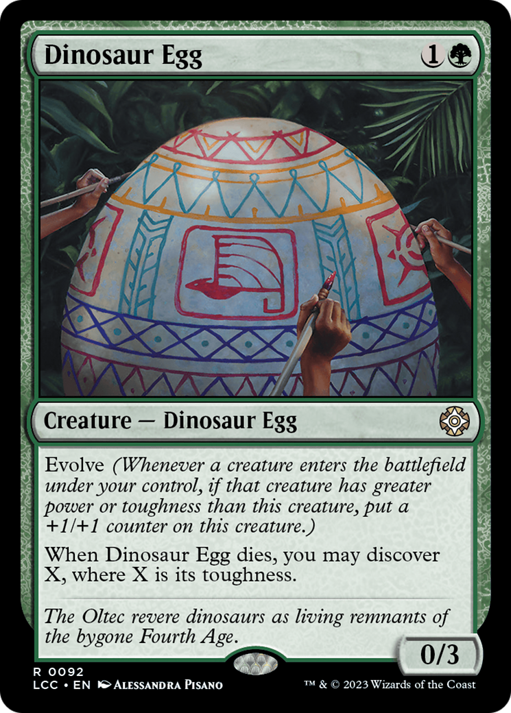 Dinosaur Egg [The Lost Caverns of Ixalan Commander] | Tabernacle Games