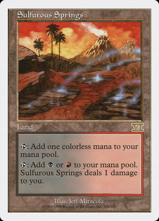 Sulfurous Springs [Classic Sixth Edition] | Tabernacle Games