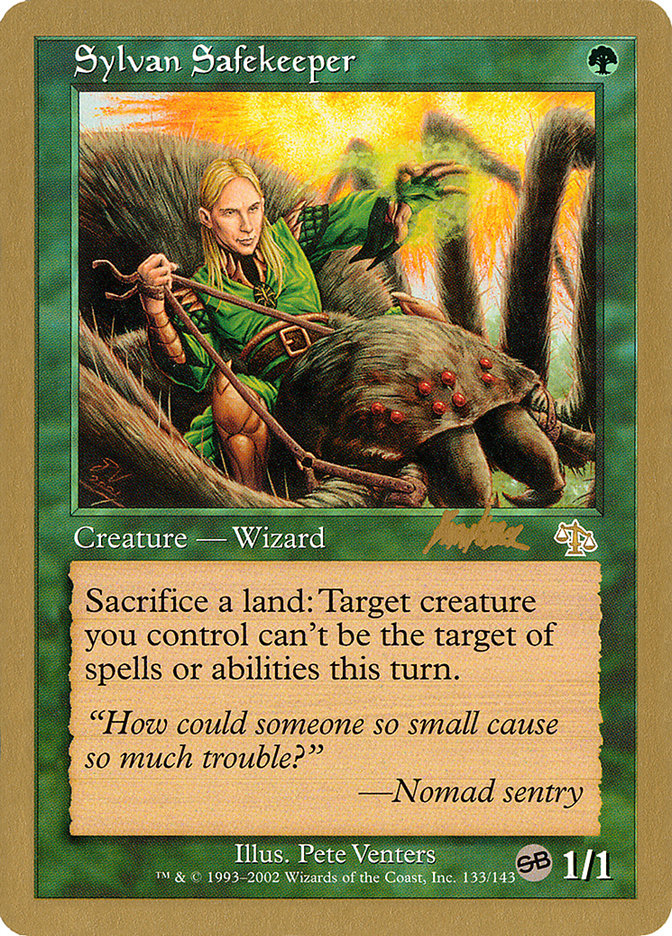 Sylvan Safekeeper (Brian Kibler) (SB) [World Championship Decks 2002] | Tabernacle Games