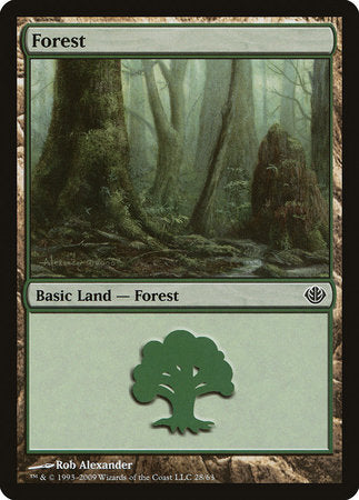 Forest (28) [Duel Decks: Garruk vs. Liliana] | Tabernacle Games