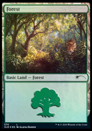 Forest (Cats) (576) [Secret Lair Drop Promos] | Tabernacle Games
