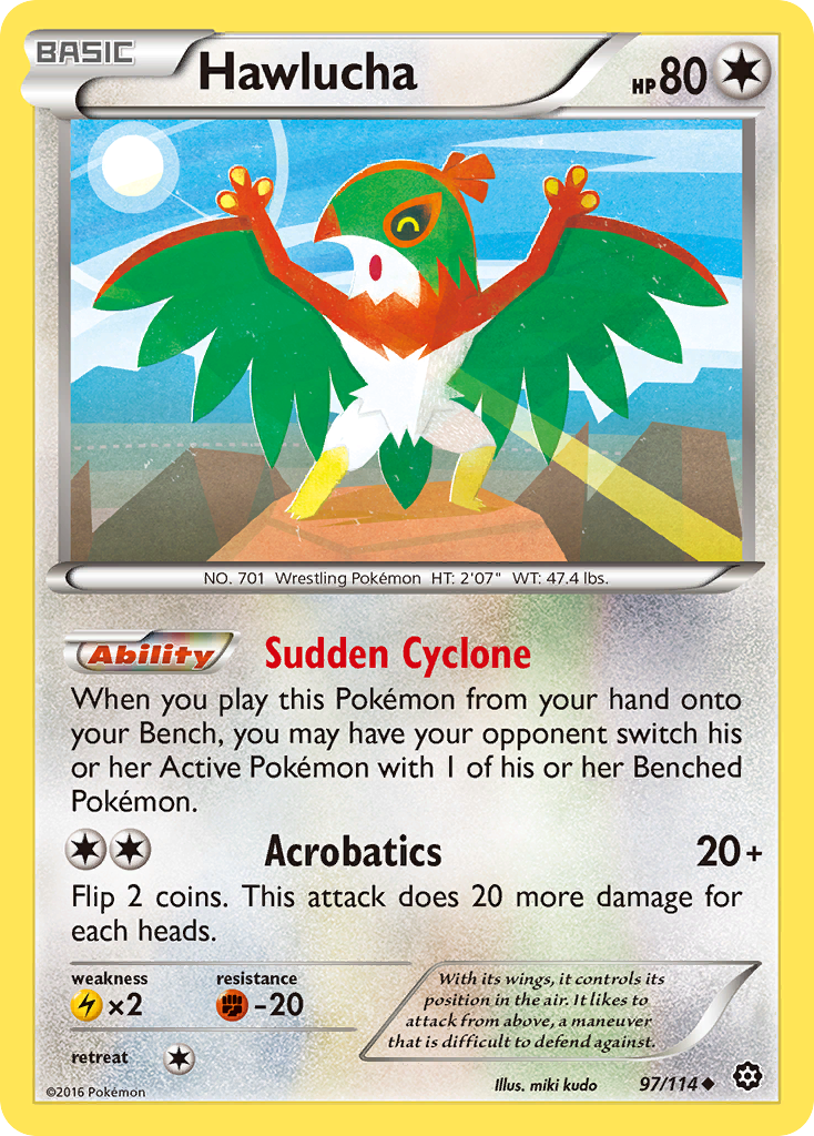 Hawlucha (97/114) [XY: Steam Siege] | Tabernacle Games