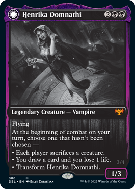 Henrika Domnathi // Henrika, Infernal Seer [Innistrad: Double Feature] | Tabernacle Games