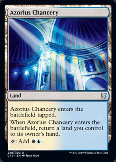 Azorius Chancery [Commander 2019] | Tabernacle Games