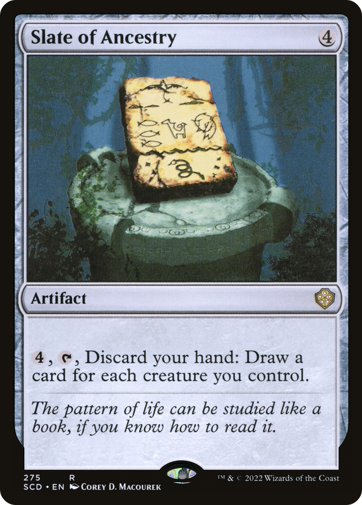 Slate of Ancestry [Starter Commander Decks] | Tabernacle Games