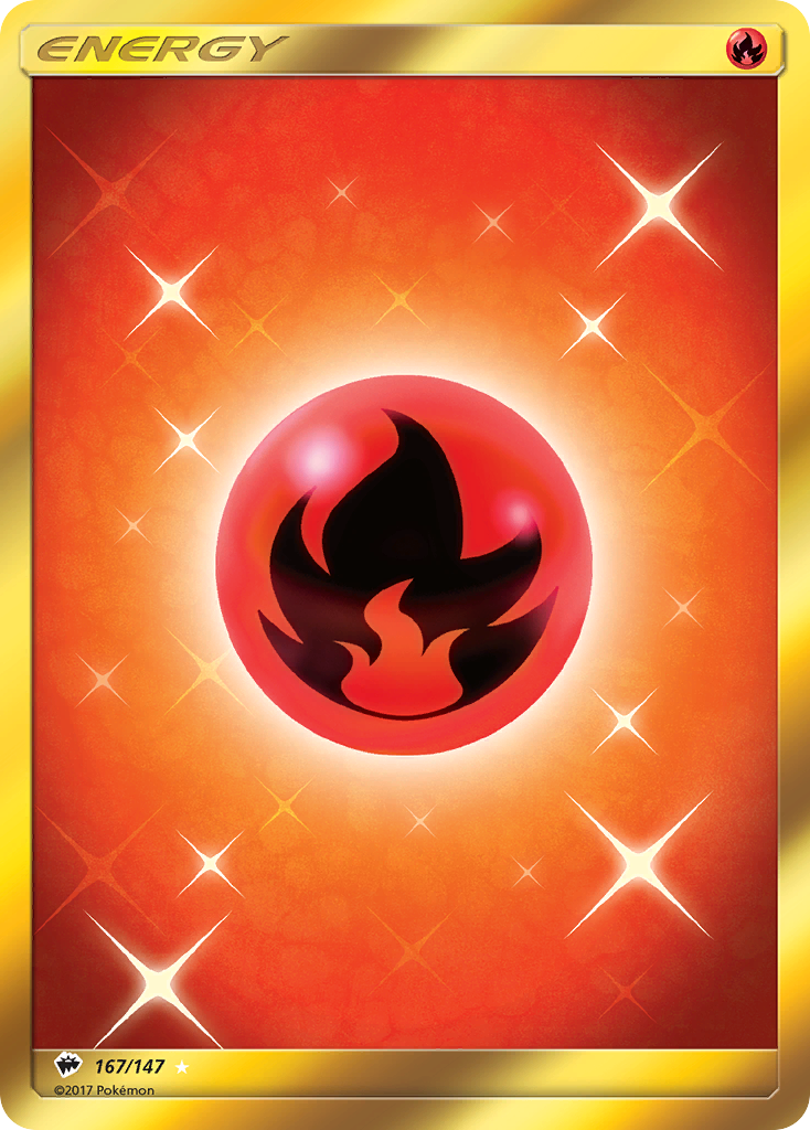 Fire Energy (167/147) [Sun & Moon: Burning Shadows] | Tabernacle Games