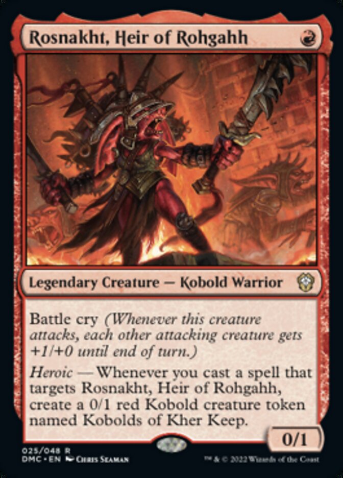 Rosnakht, Heir of Rohgahh [Dominaria United Commander] | Tabernacle Games
