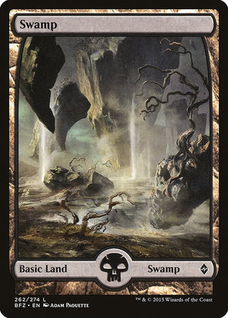 Swamp (262) - Full Art [Battle for Zendikar] | Tabernacle Games