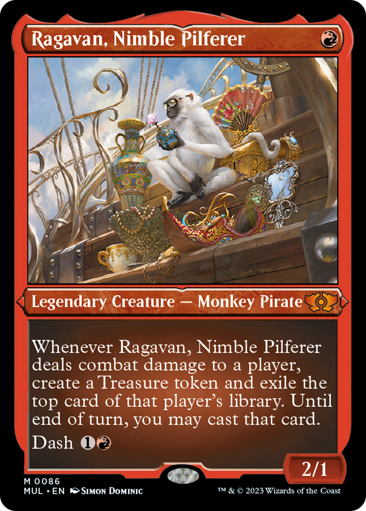 Ragavan, Nimble Pilferer (Foil Etched) [Multiverse Legends] | Tabernacle Games