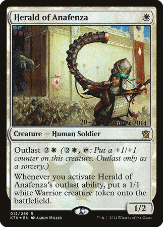 Herald of Anafenza [Khans of Tarkir Promos] | Tabernacle Games