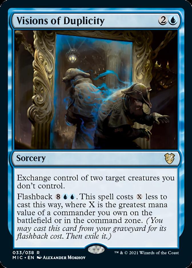 Visions of Duplicity [Innistrad: Midnight Hunt Commander] | Tabernacle Games