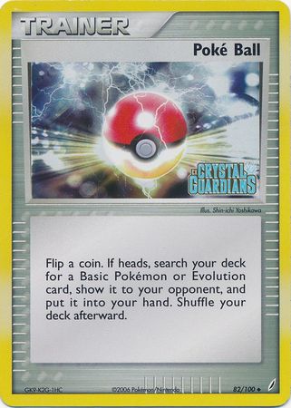 Poke Ball (82/100) (Stamped) [EX: Crystal Guardians] | Tabernacle Games