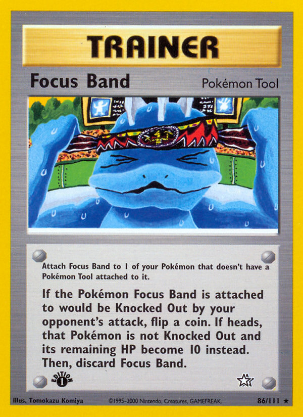 Focus Band (86/111) [Neo Genesis 1st Edition] | Tabernacle Games