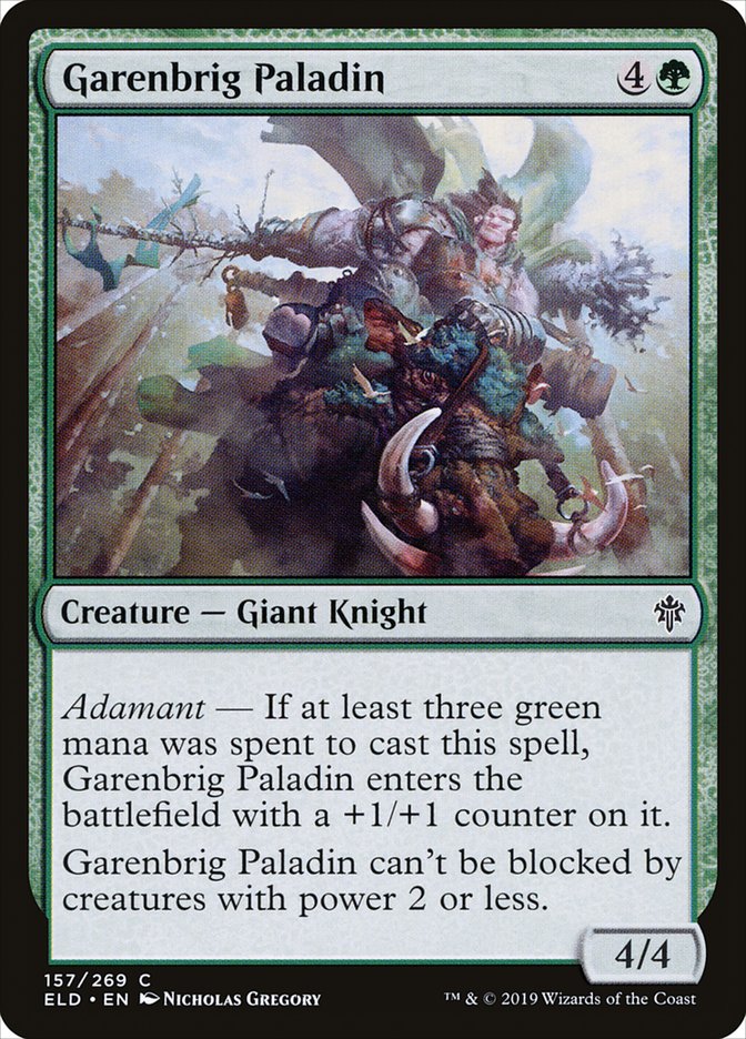 Garenbrig Paladin [Throne of Eldraine] | Tabernacle Games