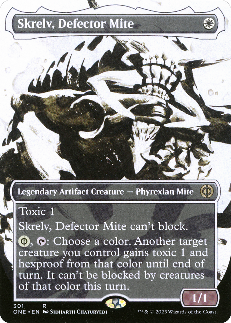 Skrelv, Defector Mite (Borderless Ichor) [Phyrexia: All Will Be One] | Tabernacle Games