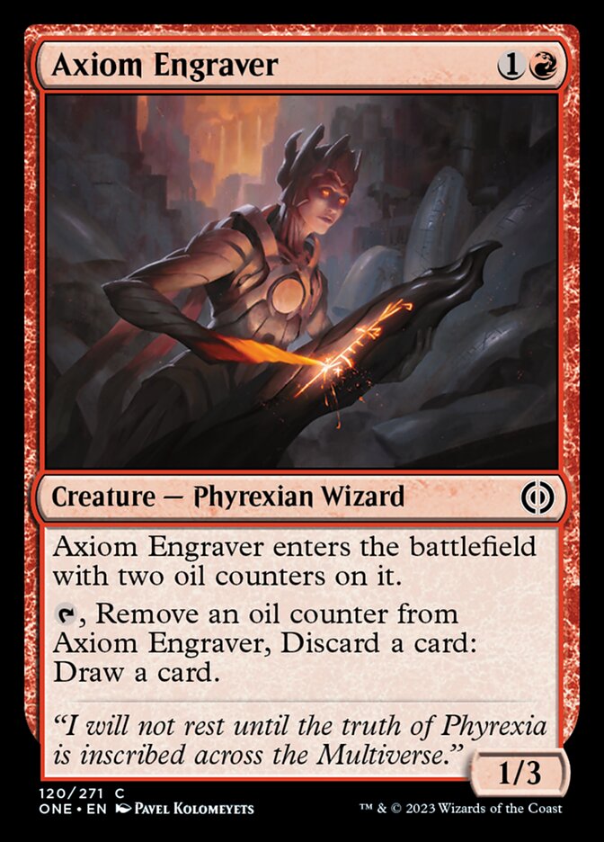 Axiom Engraver [Phyrexia: All Will Be One] | Tabernacle Games