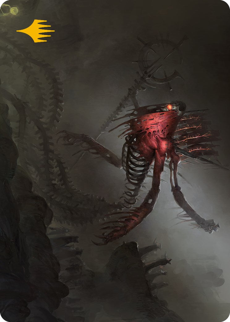 Drivnod, Carnage Dominus Art Card (Gold-Stamped Signature) [Phyrexia: All Will Be One Art Series] | Tabernacle Games