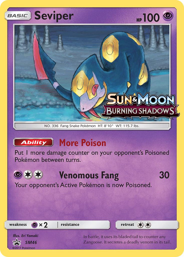 Seviper (SM46) [Sun & Moon: Black Star Promos] | Tabernacle Games