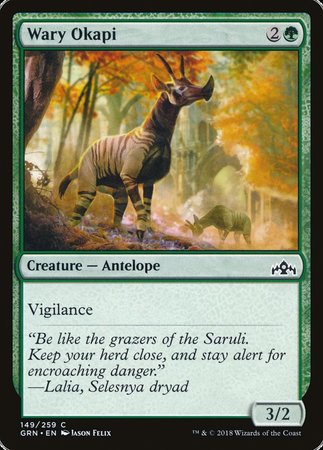 Wary Okapi [Guilds of Ravnica] | Tabernacle Games