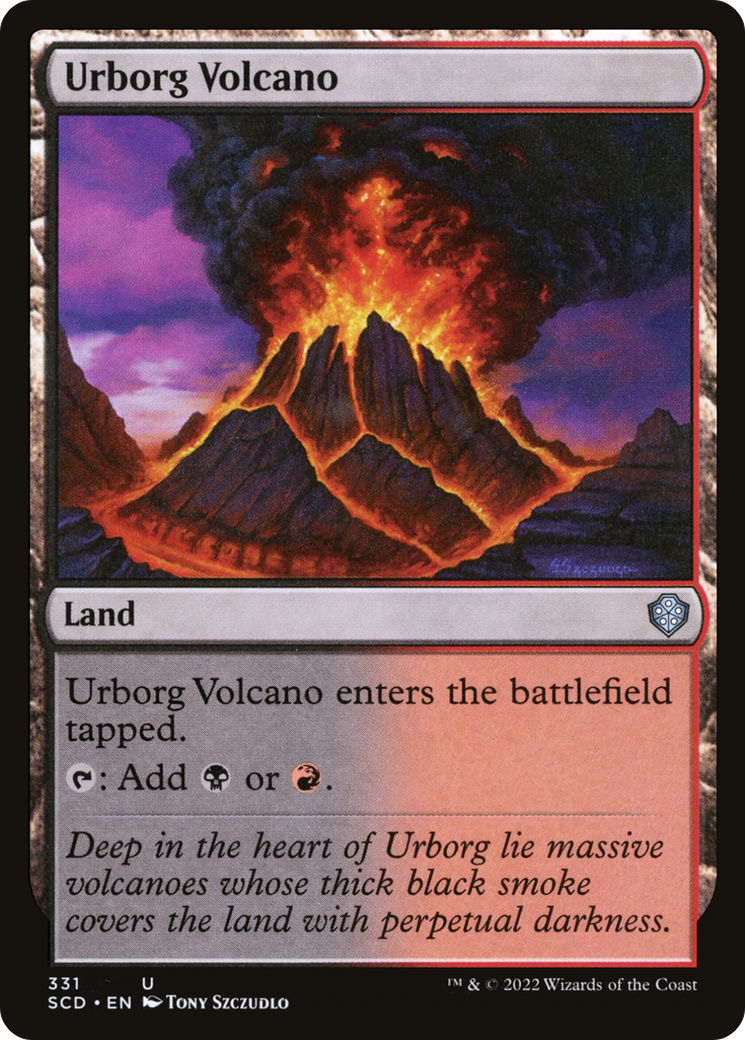 Urborg Volcano [Starter Commander Decks] | Tabernacle Games