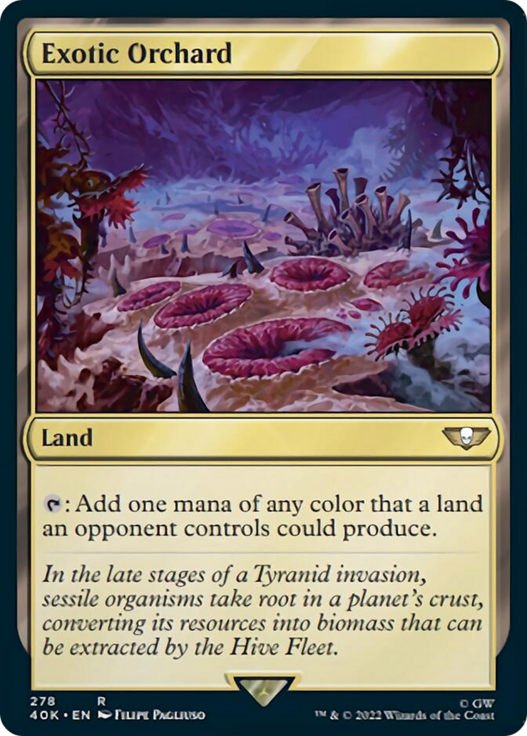 Exotic Orchard (Surge Foil) [Universes Beyond: Warhammer 40,000] | Tabernacle Games