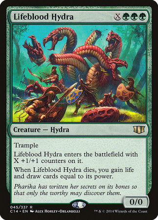 Lifeblood Hydra [Commander 2014] | Tabernacle Games