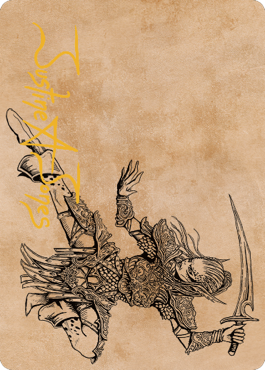 Lae'zel, Vlaakith's Champion Art Card (Gold-Stamped Signature) [Commander Legends: Battle for Baldur's Gate Art Series] | Tabernacle Games