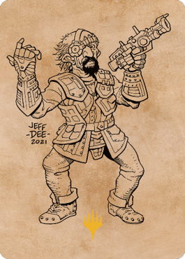 Jan Jansen, Chaos Crafter Art Card (Gold-Stamped) [Commander Legends: Battle for Baldur's Gate Art Series] | Tabernacle Games