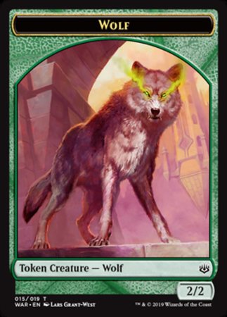 Wolf Token [War of the Spark Tokens] | Tabernacle Games