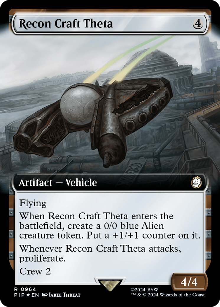Recon Craft Theta (Extended Art) (Surge Foil) [Fallout] | Tabernacle Games