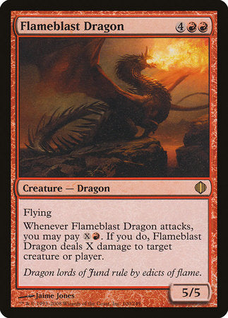Flameblast Dragon [Shards of Alara] | Tabernacle Games