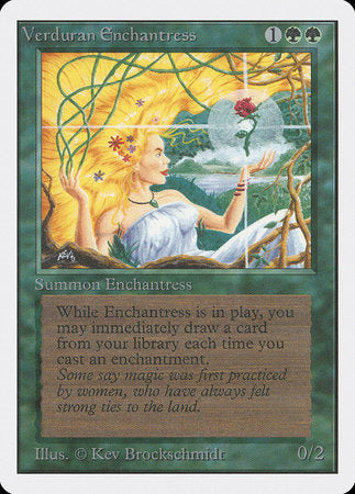 Verduran Enchantress [Unlimited Edition] | Tabernacle Games