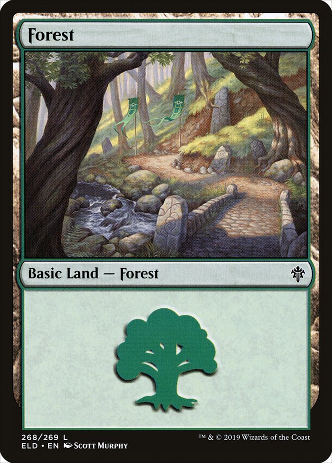 Forest (268) [Throne of Eldraine] | Tabernacle Games