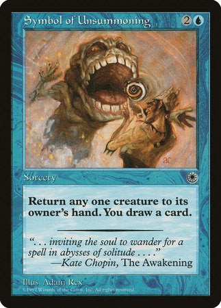 Symbol of Unsummoning [Portal] | Tabernacle Games
