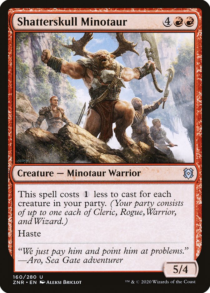 Shatterskull Minotaur [Zendikar Rising] | Tabernacle Games