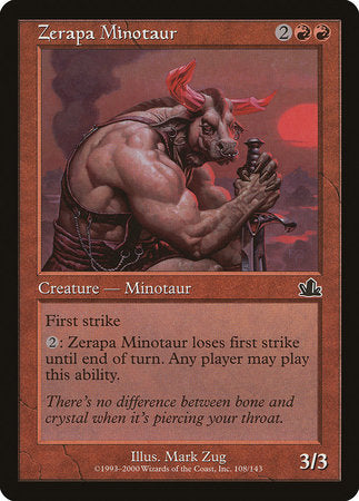 Zerapa Minotaur [Prophecy] | Tabernacle Games