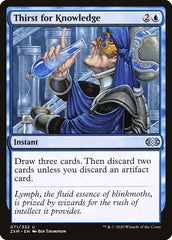 Thirst for Knowledge [Double Masters] | Tabernacle Games