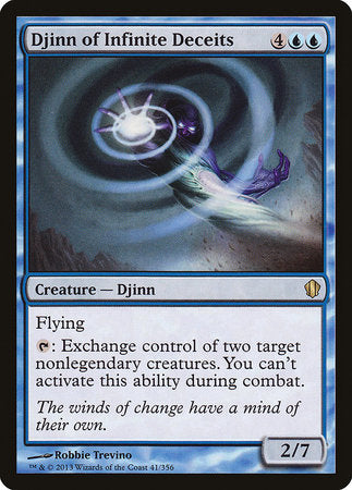 Djinn of Infinite Deceits [Commander 2013] | Tabernacle Games