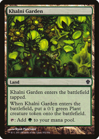 Khalni Garden [Commander 2013] | Tabernacle Games