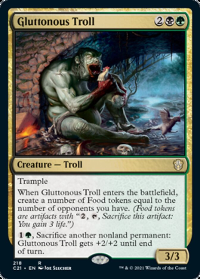 Gluttonous Troll [Commander 2021] | Tabernacle Games
