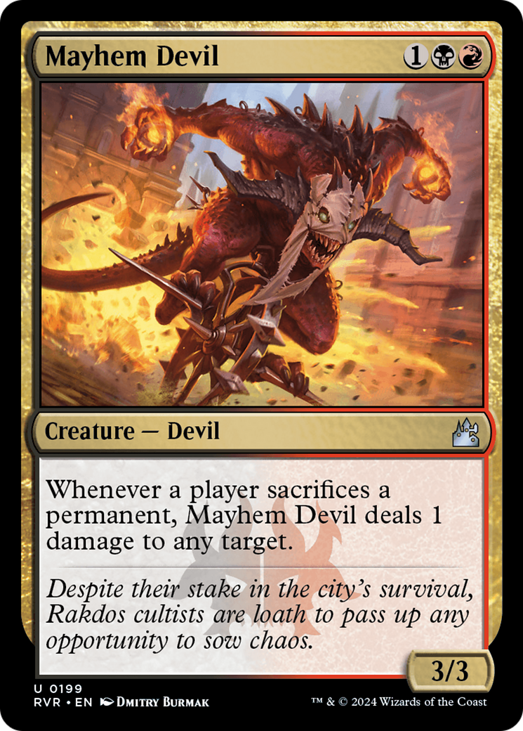 Mayhem Devil [Ravnica Remastered] | Tabernacle Games